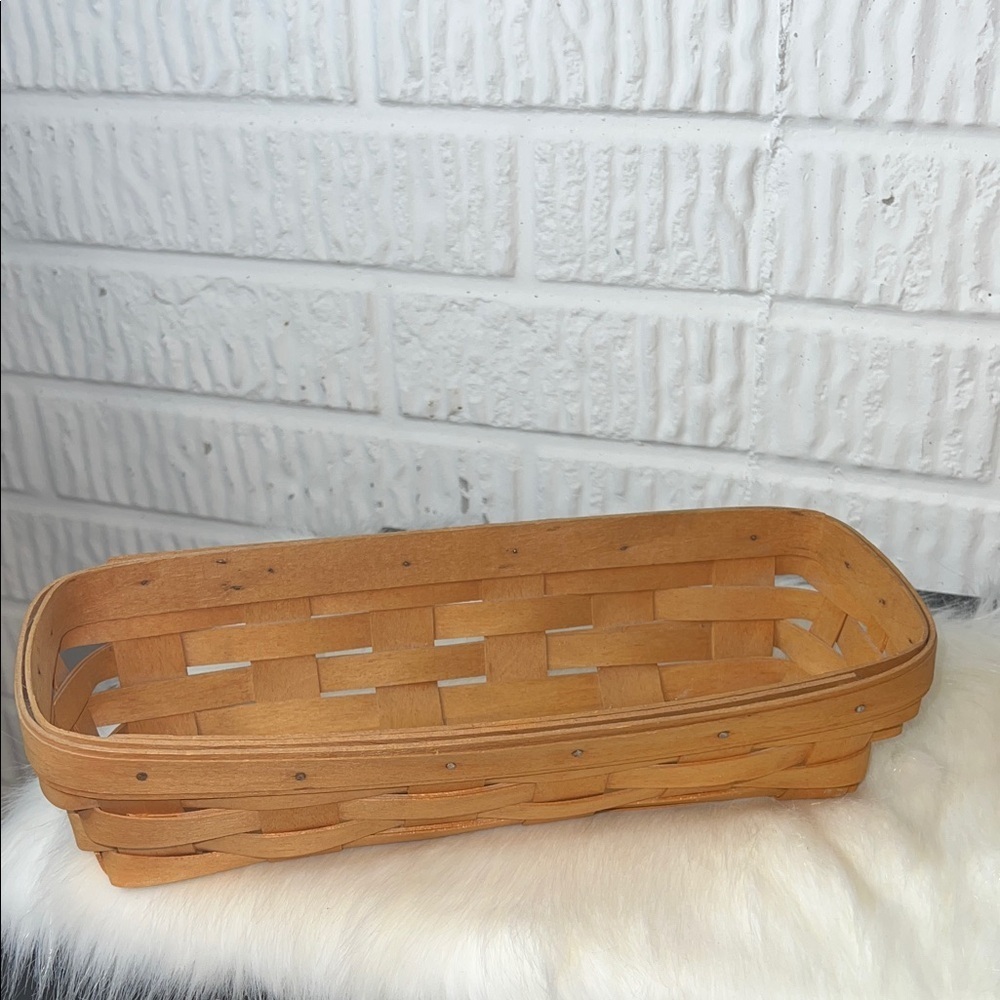 Longaberger Tan Woven Basket